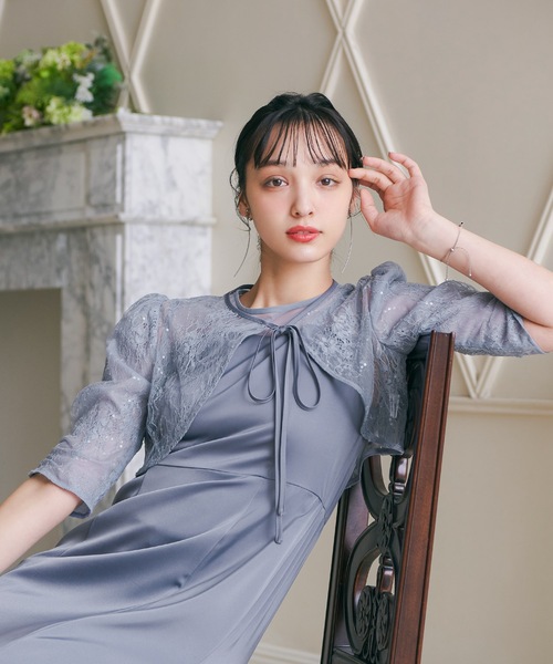 niana 「niana」 コンビワンピース M ブルーグレー レディース niana 「niana」 コンビワンピース M ブルーグレー レディース