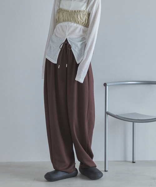 feepur（フェピュール） パンツ ポンチカーブイージーパンツ