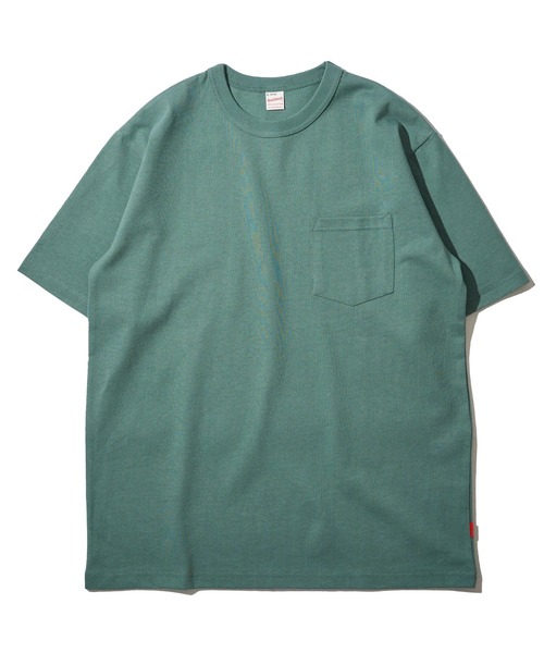 「Healthknit」 半袖Tシャツ MEDIUM グリーン メンズ