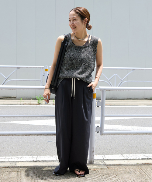 【美品】SOUMO 黒スラックス JOURNAL STANDARD スラックス パンツ ソモウライクイージー