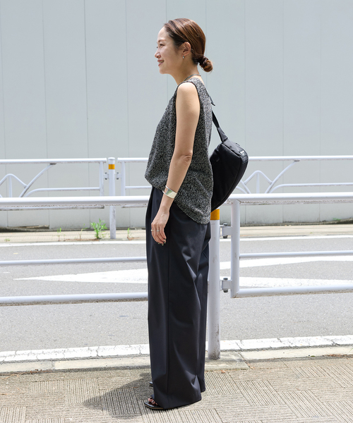 【美品】SOUMO 黒スラックス JOURNAL STANDARD スラックス パンツ ソモウライクイージー
