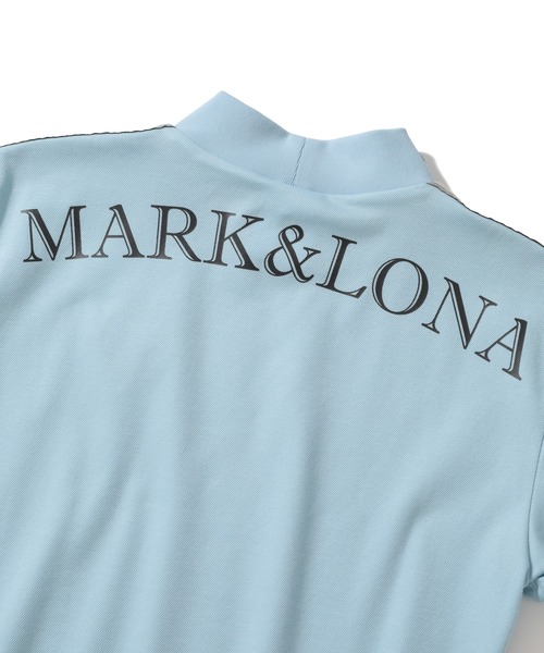 MARK & LONA★モックネックTシャツ36★レディース MARK & LONA☆モックネックTシャツ36☆レディース ゴルフ モック