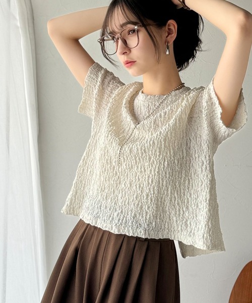 「classicalelf」 カーディガン LARGE ホワイト レディース