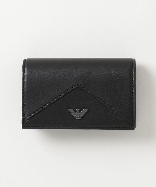 EMPORIO ARMANI カードケース 「エンポリオ アルマーニ」フラップ付き