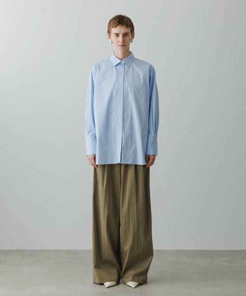 ADAM ET ROPE'（アダムエロペ） ブラウス シャツ 「EMOELLE」オーバー