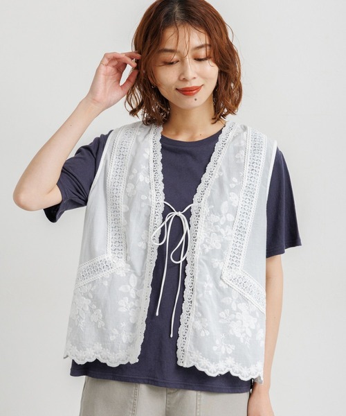 IENA LA BOUCLE 刺子 刺繍 ベスト ジレ コード刺繍ジレ（ベスト）｜IENA（イエナ）の通販｜BAYCREW'S STORE