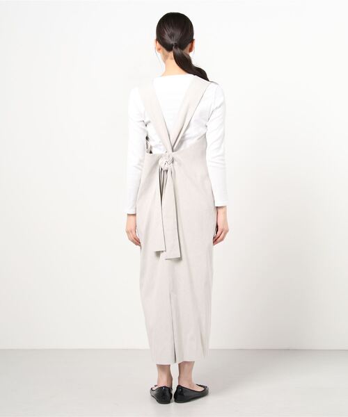 「SACRA」 サロペットスカート 38 ブラック レディース_画像3