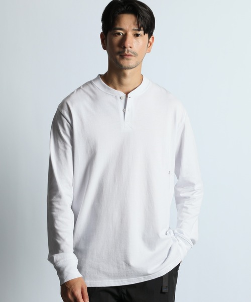 LANVIN en Bleu tシャツ 消臭機能「アクロクリア」シールドネック