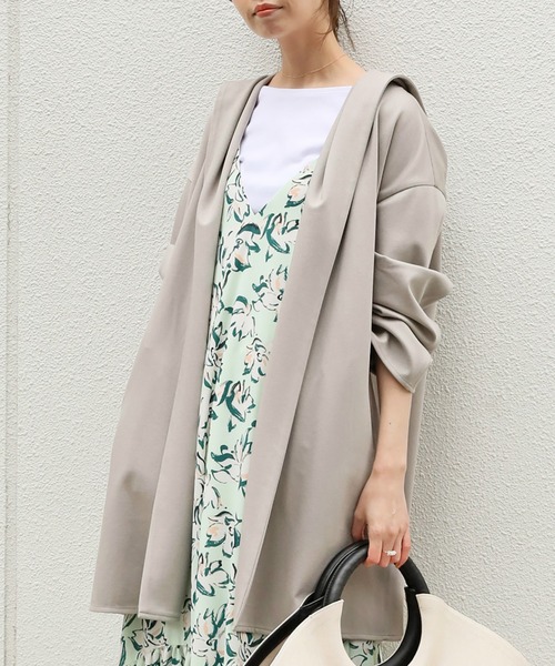 お値下げ　IÉNA グレー ノーカラー ロングコート IENA（ロングコート）のフリマアイテム一覧