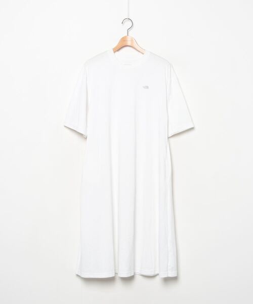 THE NORTH FACE ホワイト Tシャツワンピース THE NORTH FACE 「THE FACE」 Tシャツワンピース L ホワイト