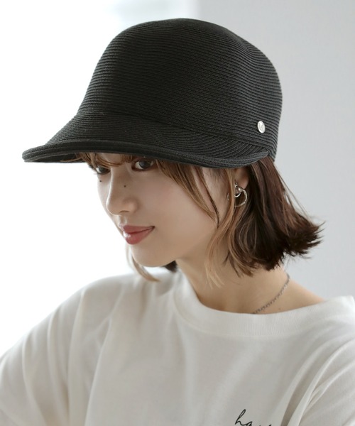 「Little＆More」 帽子 FREE カーキ レディース_画像3