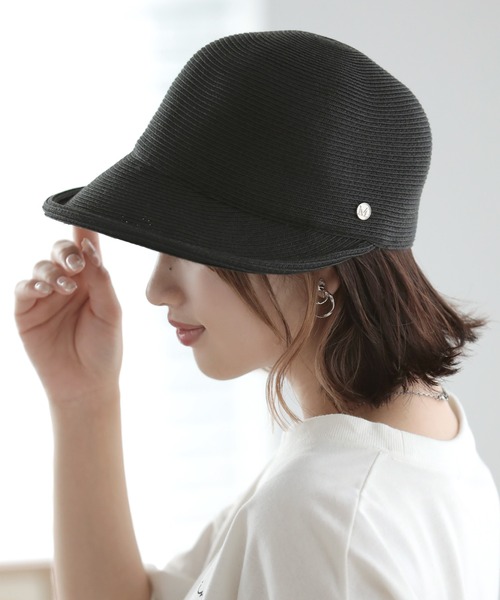 「Little＆More」 帽子 FREE カーキ レディース_画像4