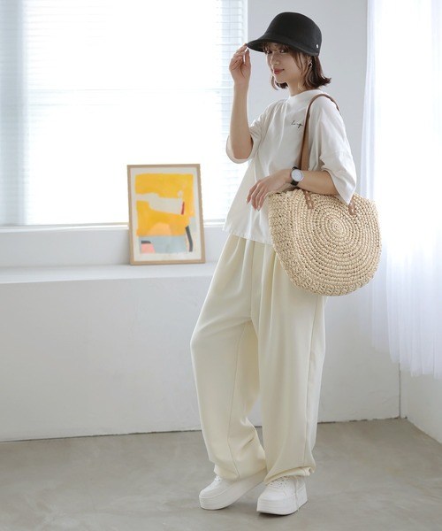 「Little＆More」 帽子 FREE カーキ レディース_画像6