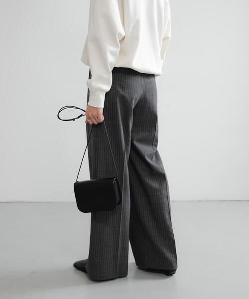 アーバンリサーチ（URBAN RESEARCH）/ウールブレンドワイドストレートパンツ URBAN RESEARCH（アーバンリサーチ） パンツ ウールブレンドワイド