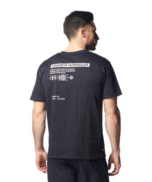 「UNDER ARMOUR」 半袖Tシャツ L ブラック メンズ_画像2