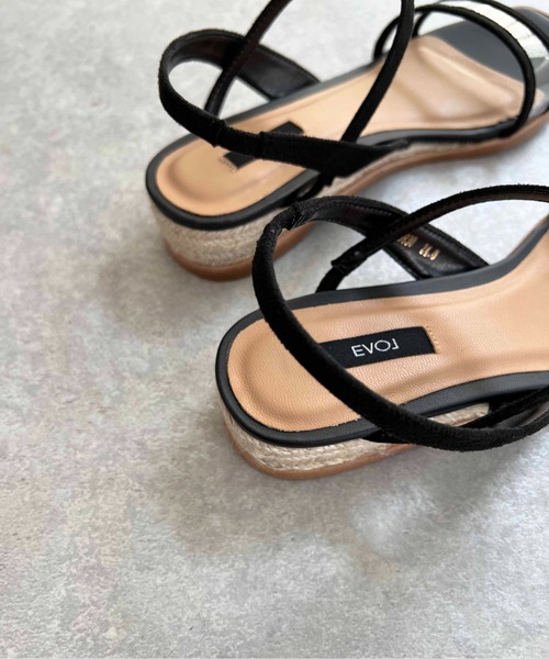 「EVOL」 フラットサンダル L ピンク レディース_画像9