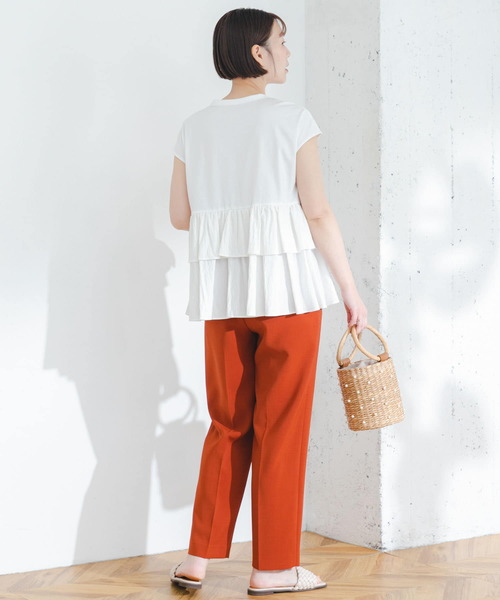 「F by ROSSO」 半袖カットソー FREE ブラック レディース_画像7