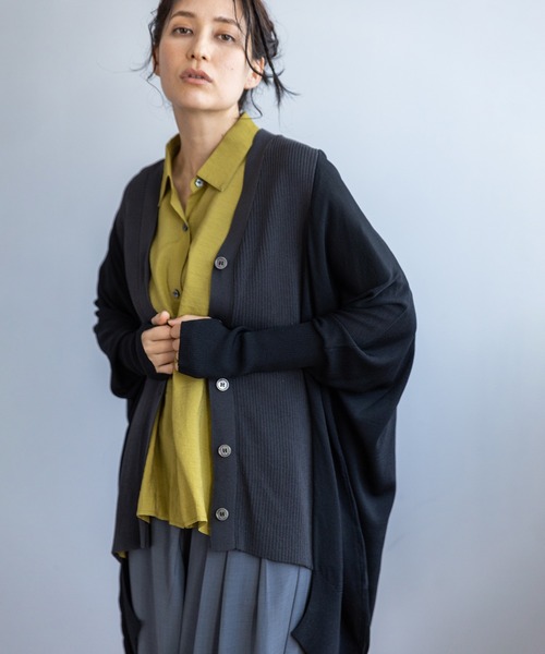 「OSMOSIS」 「loaf」半袖シャツ ONE SIZE ブラック レディース_画像7