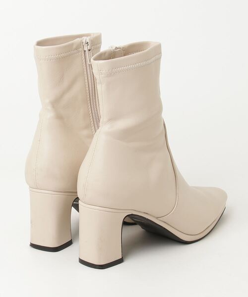 「REZOY」 ショートブーツ M ベージュ レディース_画像2