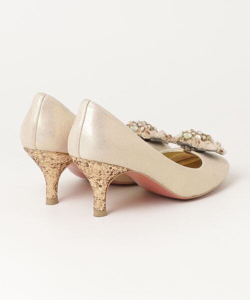 「UNITED ARROWS」 パンプス 22.5cm ベージュ レディース_画像2