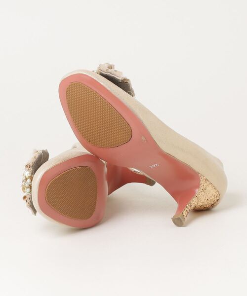 「UNITED ARROWS」 パンプス 22.5cm ベージュ レディース_画像3