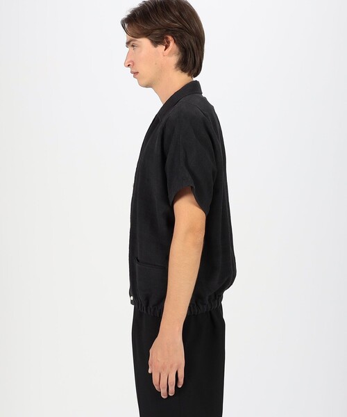 極希少 HAVERSACK ATTIRE コットンシルクオープンカラーシャツ HAVERSACK（ハバーサック） シャツ 半袖 HAVERSACK ATTIRE シルク