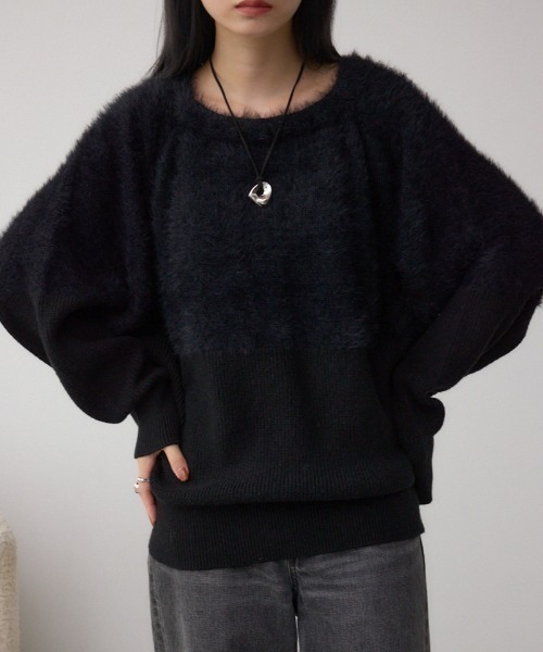 AZUL BY MOUSSY（アズールバイマウジー） ニット セーター シャギー