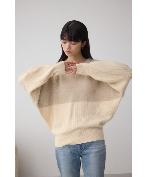 AZUL BY MOUSSY（アズールバイマウジー） ニット セーター シャギー