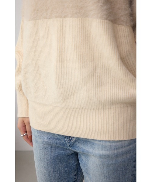 AZUL BY MOUSSY（アズールバイマウジー） ニット セーター シャギー