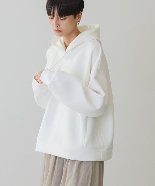 「AMERICAN HOLIC」 プルオーバーパーカー L ライトイエロー レディース_画像2