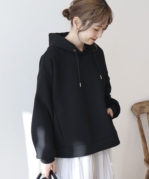 「AMERICAN HOLIC」 プルオーバーパーカー L ライトイエロー レディース_画像3