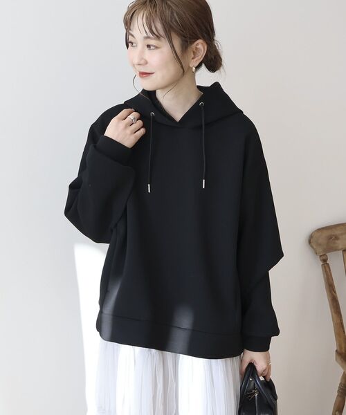 「AMERICAN HOLIC」 プルオーバーパーカー L ライトイエロー レディース_画像4