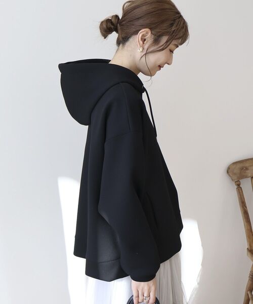 「AMERICAN HOLIC」 プルオーバーパーカー L ライトイエロー レディース_画像5