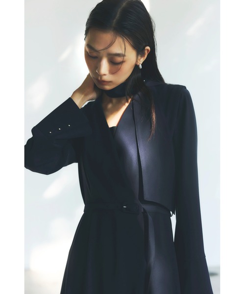 anuans（アニュアンス） ワンピース ダブルサテンクラシカルワンピース