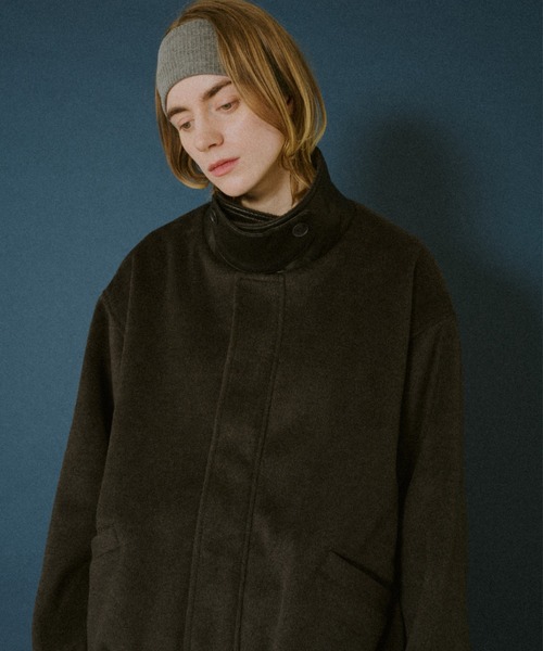 BROKEN BASE（ブロークンベース） コート ジャケット Leather-Collar