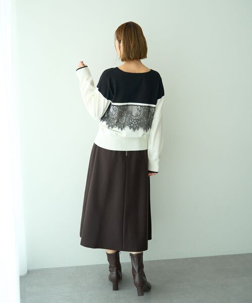 YECCA VECCA（イェッカヴェッカ） スカート メルトンジャージーAライン