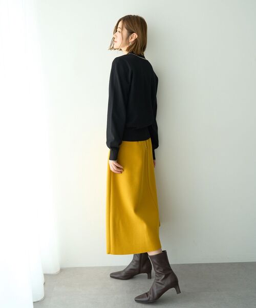 YECCA VECCA（イェッカヴェッカ） スカート メルトンジャージーAライン