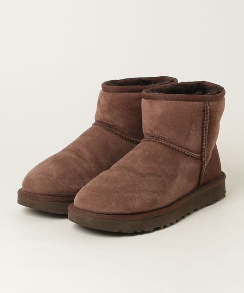 ®️ UGG ブーツ KENSINGTON(23cm)ダークブラウン New Womens UGG Kensington Sheepskin Motorcycle Buckle Boot Winter