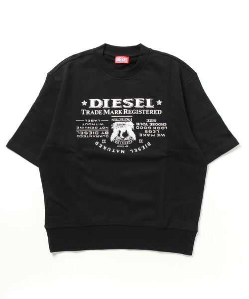 DIESEL（ディーゼル） スウェットカットソー X-SMALL ブラック メンズ