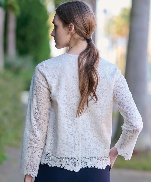 ドレステリア　長袖ブラウス　新品未使用　36(S) DRESSTERIOR（ドレステリア） 長袖ブラウス 36 ブラック レディース