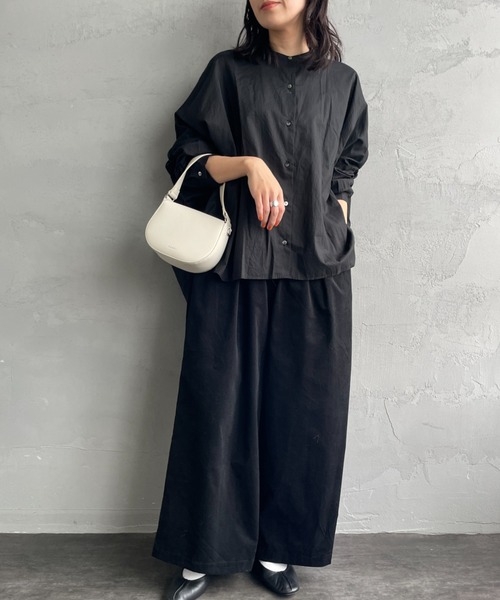 mizuiroind（ミズイロインド） パンツ コーデュロイ タック ワイド