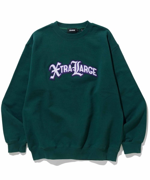 「XLARGE」 スウェットカットソー M グリーン メンズ