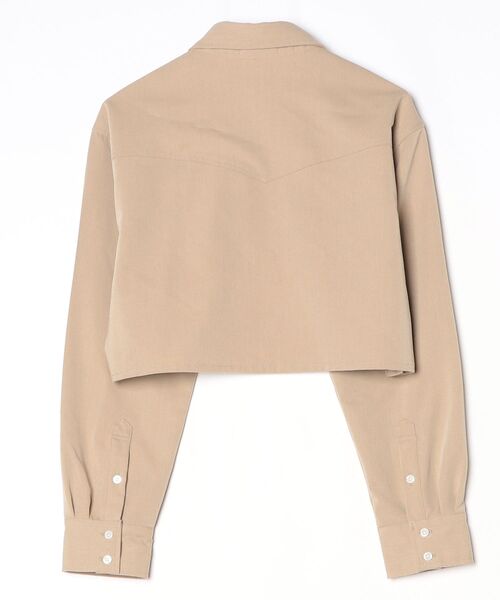 GALLARDAGALANTE シャツ　ベージュ COLLAGE GALLARDAGALANTE（コラージュ ガリャルダガランテ） 「Q.anos