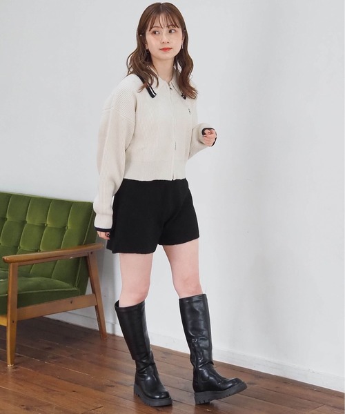 tiptop（ティップトップ） パンツ ニットショートパンツ レディース