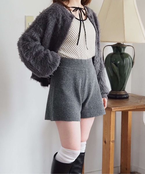 tiptop（ティップトップ） パンツ ニットショートパンツ レディース