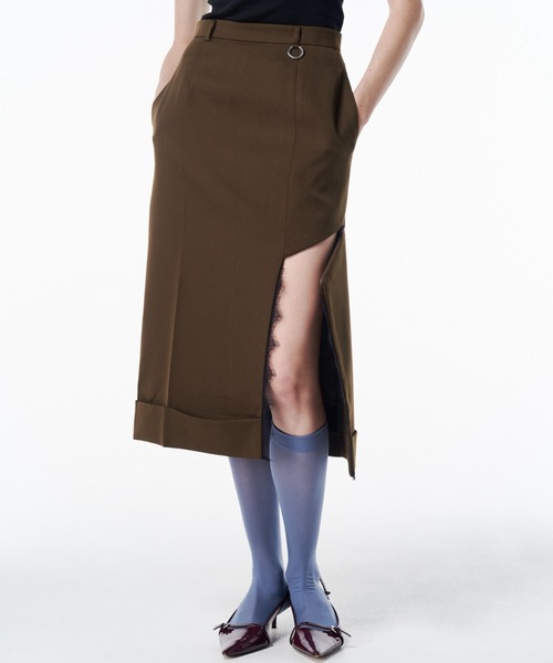 【JOSEMOON】アシンメトリーライナースカート JOSE MOON（ジョゼムーン） スカート ASYMMETRY LINER SKIRT