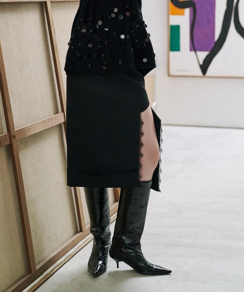 【JOSEMOON】アシンメトリーライナースカート JOSE MOON（ジョゼムーン） スカート ASYMMETRY LINER SKIRT