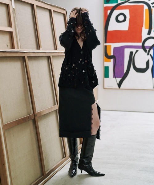 【JOSEMOON】アシンメトリーライナースカート JOSE MOON（ジョゼムーン） スカート ASYMMETRY LINER SKIRT