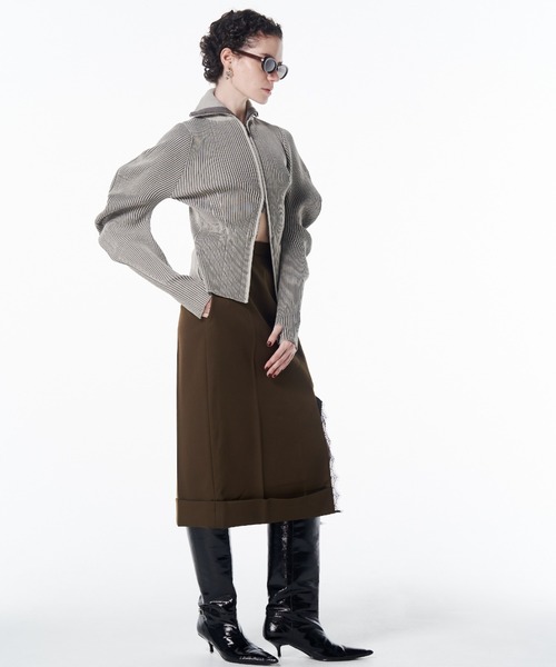 【JOSEMOON】アシンメトリーライナースカート JOSE MOON（ジョゼムーン） スカート ASYMMETRY LINER SKIRT