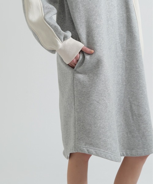 AVIREX（アヴィレックス） ワンピース BI-COLOR FLEECE LINED DRESS